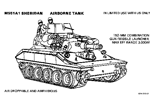 M551 Sheridan Tank